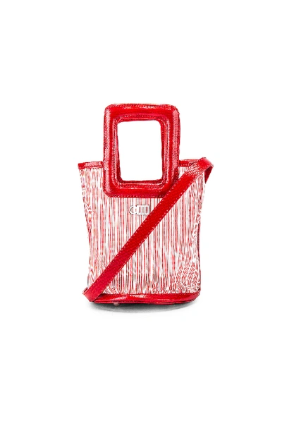 Shop Solid & Striped Pookie Tote In Red. In Red Mesh