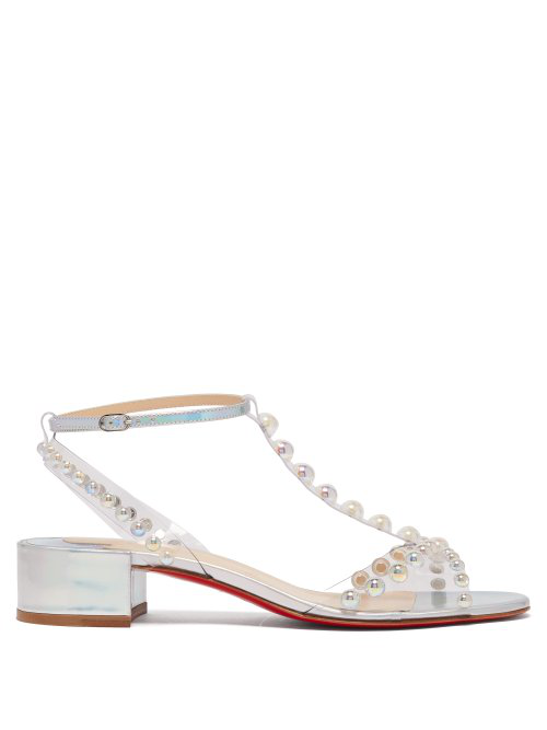 christian louboutin faridaravie bead sandal