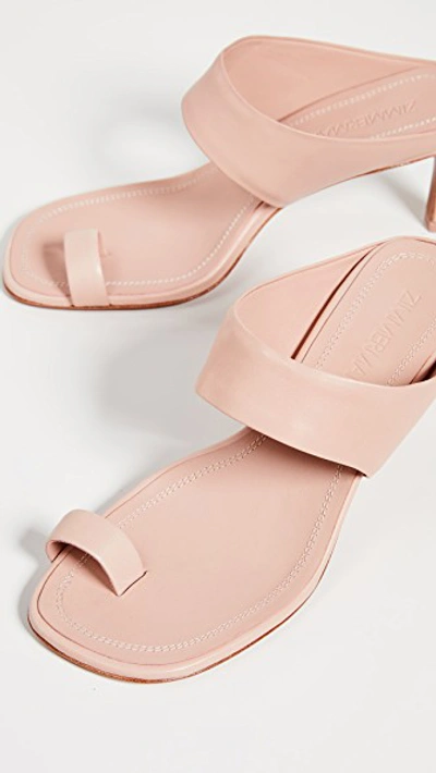 Shop Zimmermann Strap Sandals In Nude