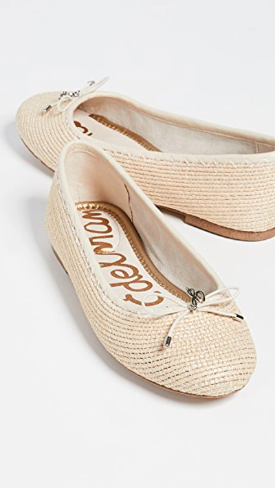 Shop Sam Edelman Falcon Flats In Natural