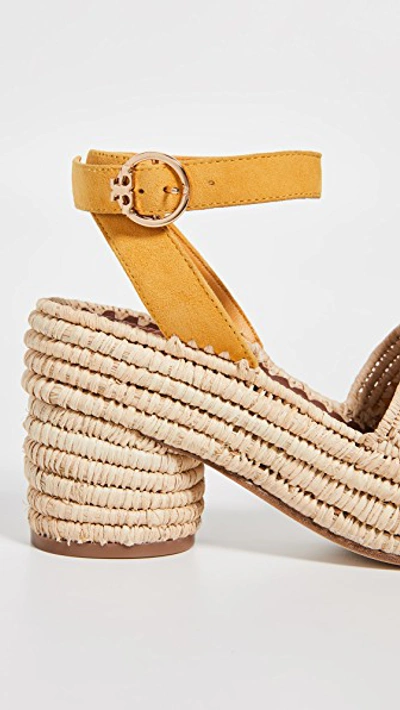 Shop Tory Burch Arianne 90mm Platform Sandals In Daylily