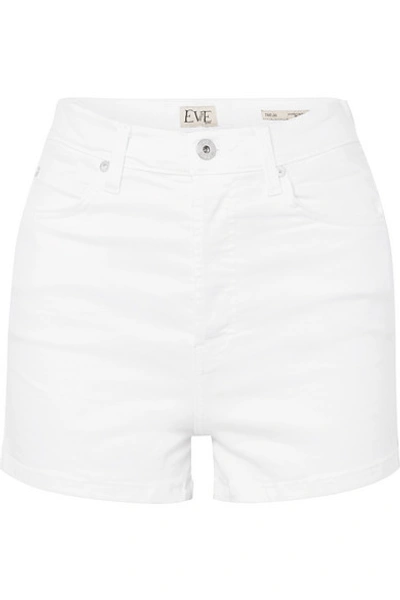 Shop Eve Denim Leo Denim Shorts In White