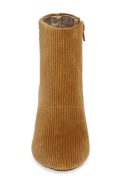 Shop Band Of Gypsies Andrea Bootie In Tan Corduroy