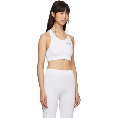 Shop Ben Taverniti Unravel Project Unravel White Tech Seamless Bra