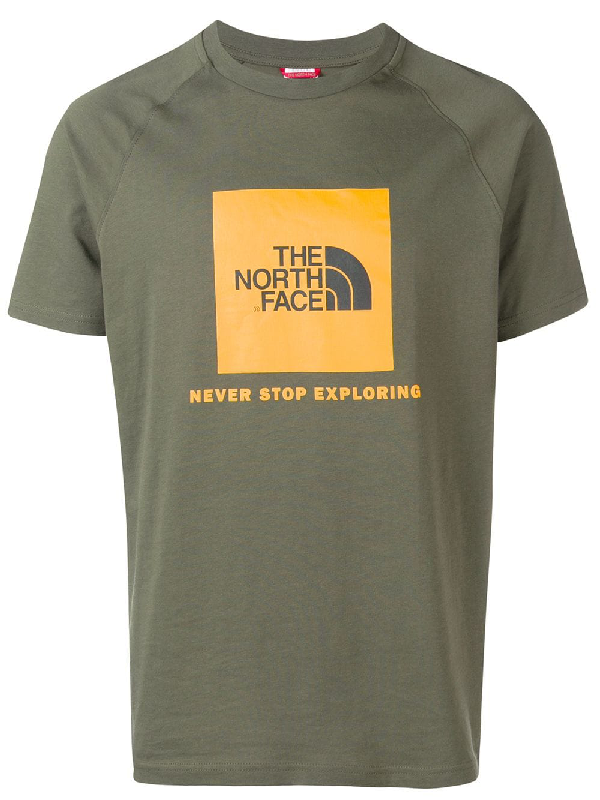 the north face never stop exploring shirt