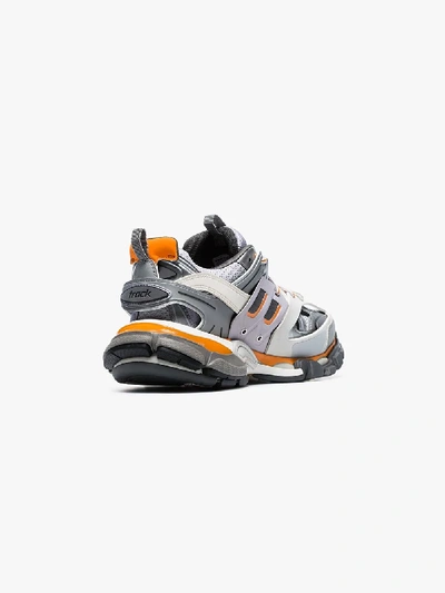 Shop Balenciaga Grey Track Sneakers