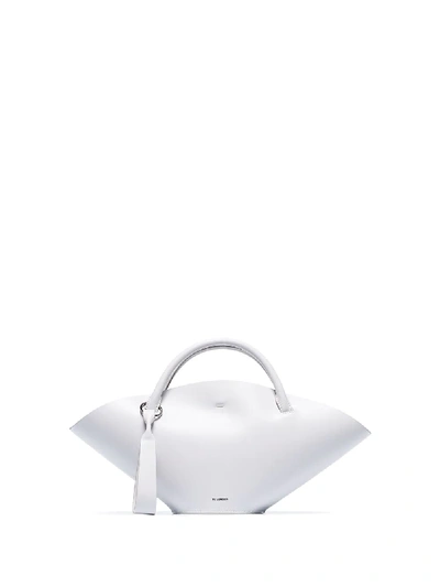 Shop Jil Sander Sombrero Small Tote Bag In Neutrals