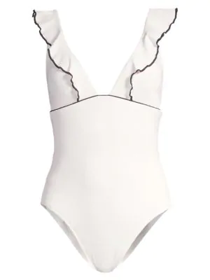 malia ruffle one piece swimsuit