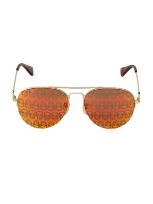 gucci skull aviator sunglasses