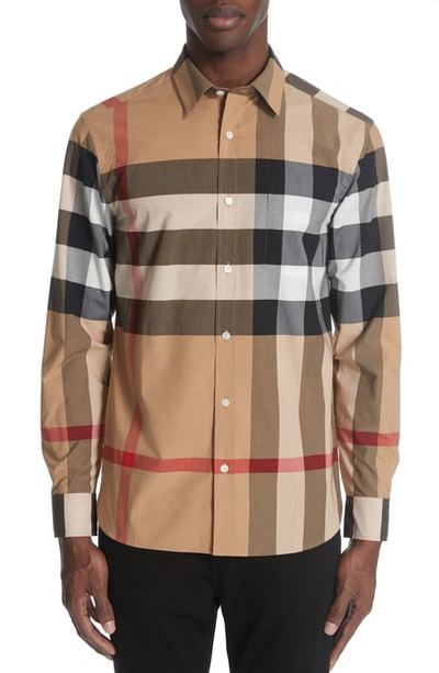 Burberry windsor top check sport shirt