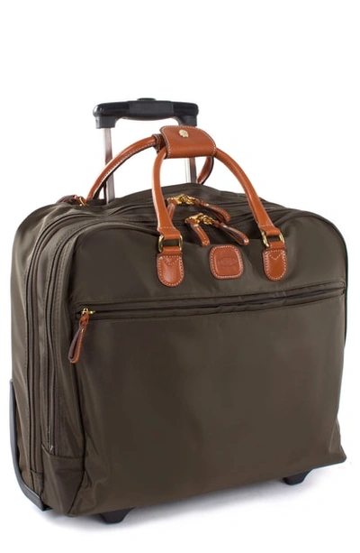 Shop Bric's X-travel Pilot Case - Green In Olive