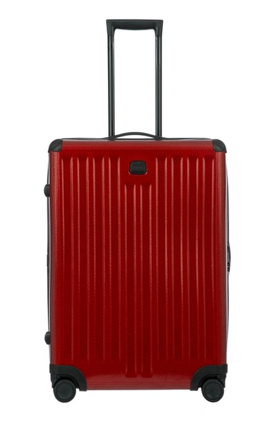Shop Bric's Venezia 28-inch Hardshell Spinner Suitcase - Red In Ruby