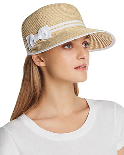 Shop August Hat Company Grosgrain-trim Framer Hat In Natural