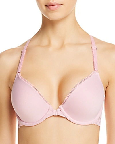 Shop B.tempt'd By Wacoal B.charming Front Close Contour Bra In Pink Nectar