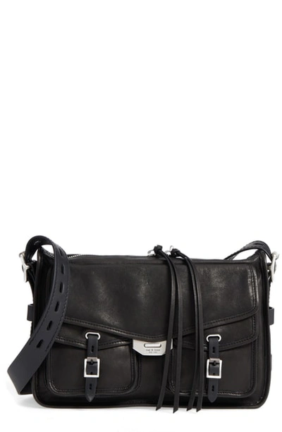 Shop Rag & Bone Field Leather Messenger Bag - Black