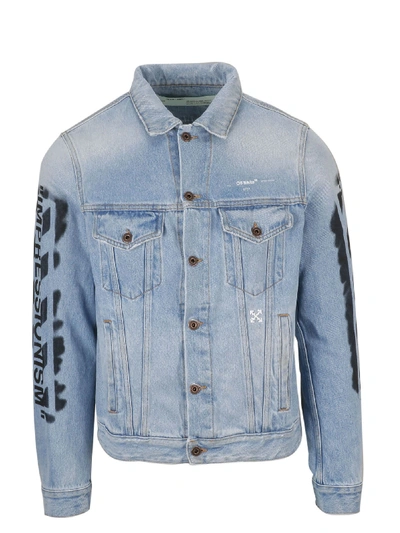 Shop Off-white Impressionism Denim Jacket