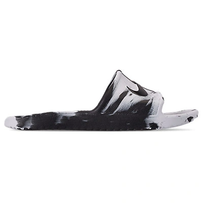 Nike Men's Kawa Shower Marble Slide Sandals In Black Size 9.0 | ModeSens