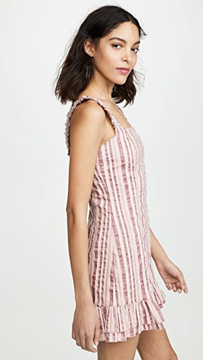 Shop Alexis Brandy Dress In Rose Stripe
