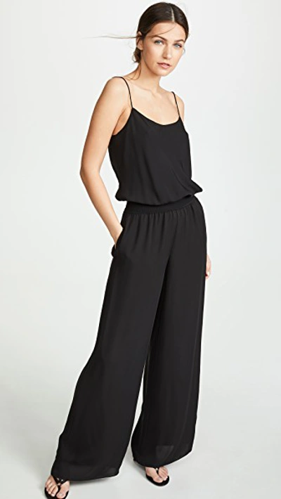 Shop Theory Rib Jumpsuit In Black