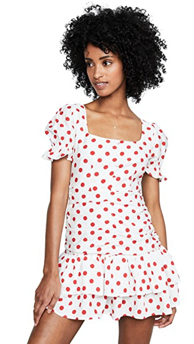 Endless rose polka top dot mini dress