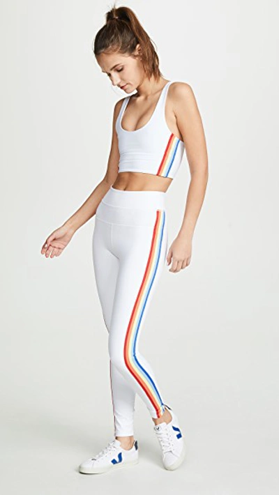 Shop Spiritual Gangster Track Tights In White