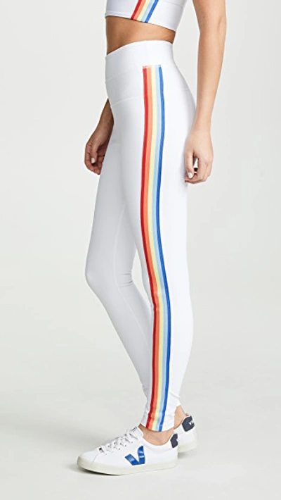 Shop Spiritual Gangster Track Tights In White
