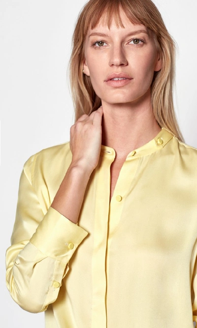 Shop Equipment Oranne Shirt In Limon Sorbet