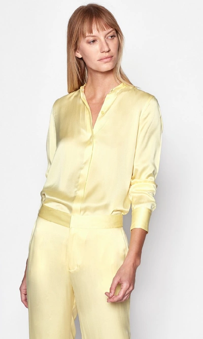 Shop Equipment Oranne Shirt In Limon Sorbet