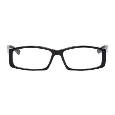 Shop Balenciaga Black Narrow Glasses