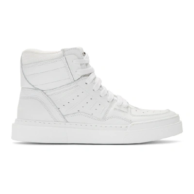 Shop Balmain White Keira Sneakers