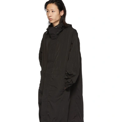 Shop Alyx 1017  9sm Black Parachute Coat In 001 Black