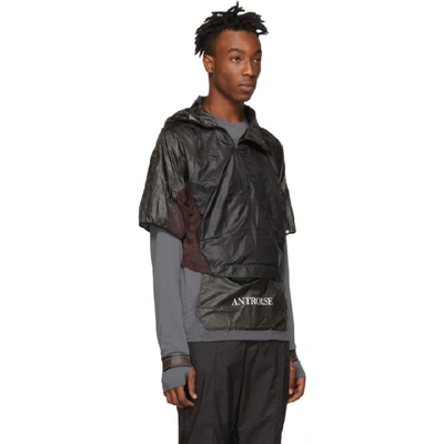 Shop Nike Black Undercover Edition Gyakusou Transform Jacket In Fogblkgryiv