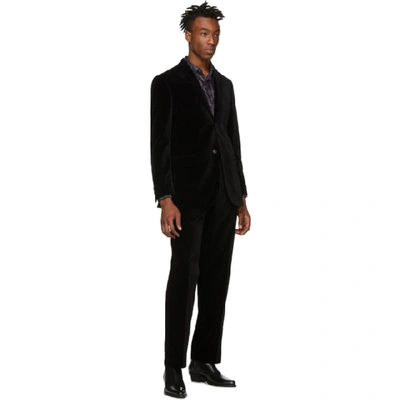 Shop Cobra Sc Cobra S.c. Ssense Exclusive Black Velvet Classics Trousers