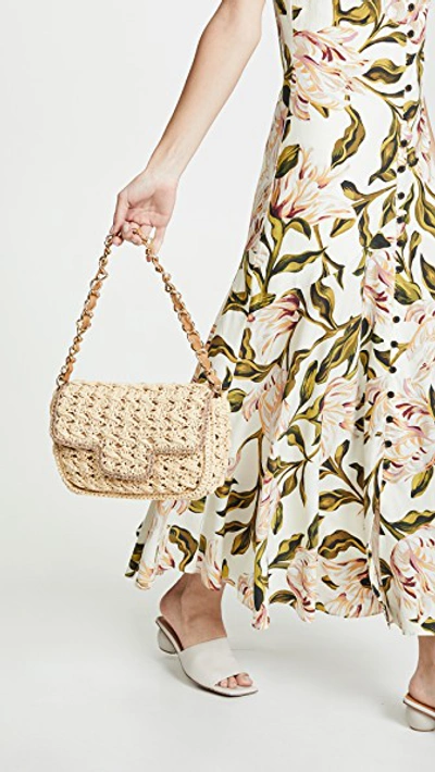 Shop Caterina Bertini Shoulder Bag In Natural