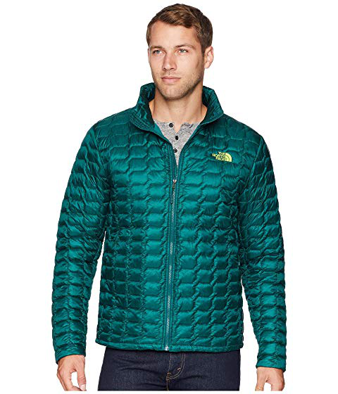 botanical garden green north face jacket