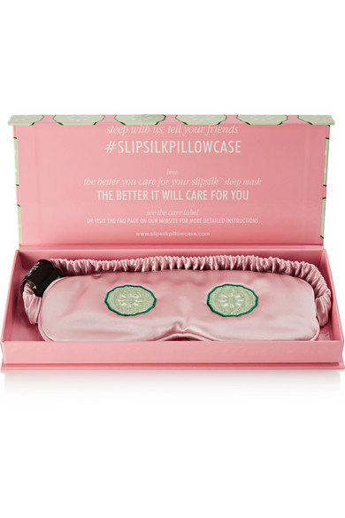 slip eye mask pink