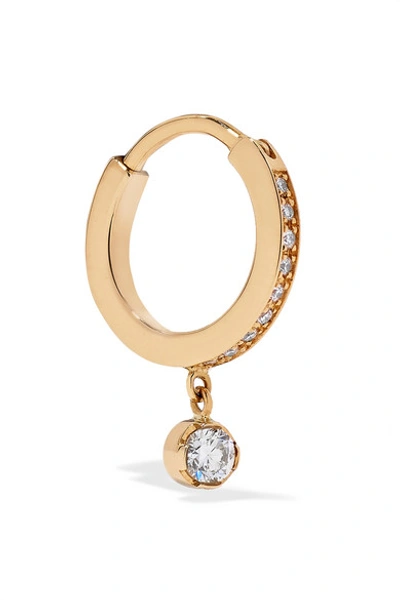 Shop Sophie Bille Brahe Daisy Grand 18-karat Gold Diamond Earring