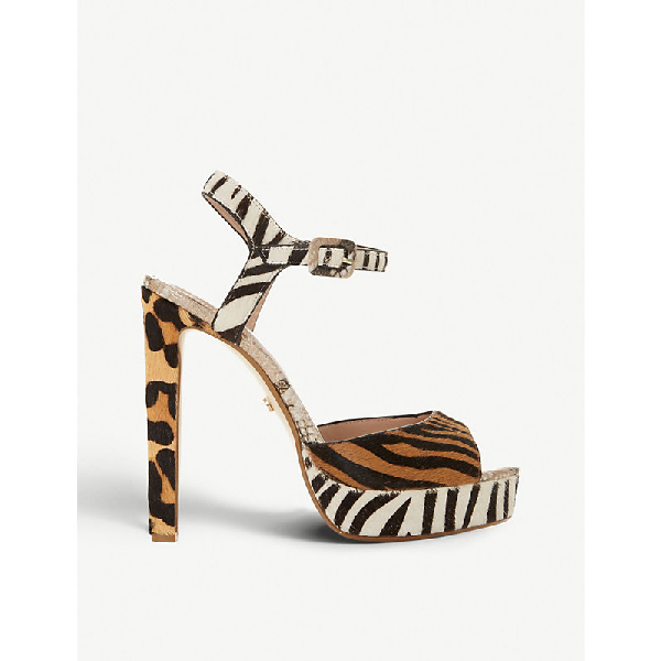 dune animal print shoes