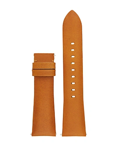 Shop Michael Kors Bradshaw Leather Watch Strap, 22mm In Tan