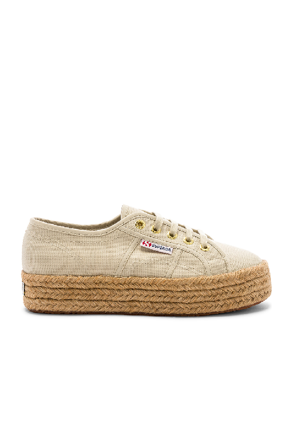 superga platform espadrille sneakers