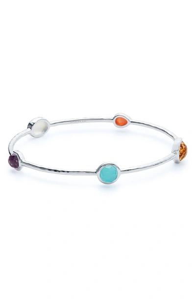 Shop Ippolita Wonderland Station Bangle In Rainbow