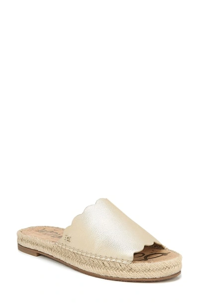 Shop Sam Edelman Andy Slide Sandal In Jute