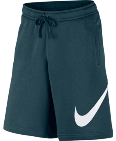 Shop Nike Men's Club Fleece Sweat Shorts In Nightshade