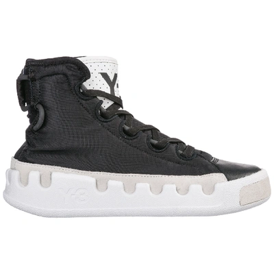 Shop Y-3 Men's Shoes High Top Trainers Sneakers Kasabaru In Black