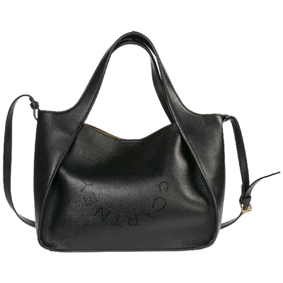 Shop Stella Mccartney Women's Handbag Shopping Bag Purse Tote Stella Logo In Black