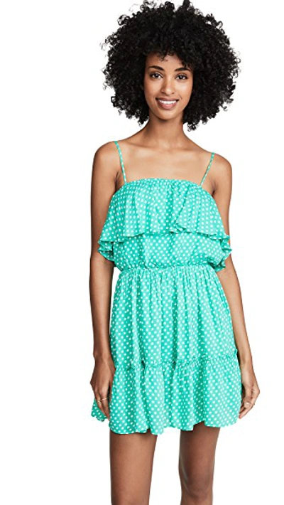 Shop Bb Dakota Off The Press Dress In Kelly Green