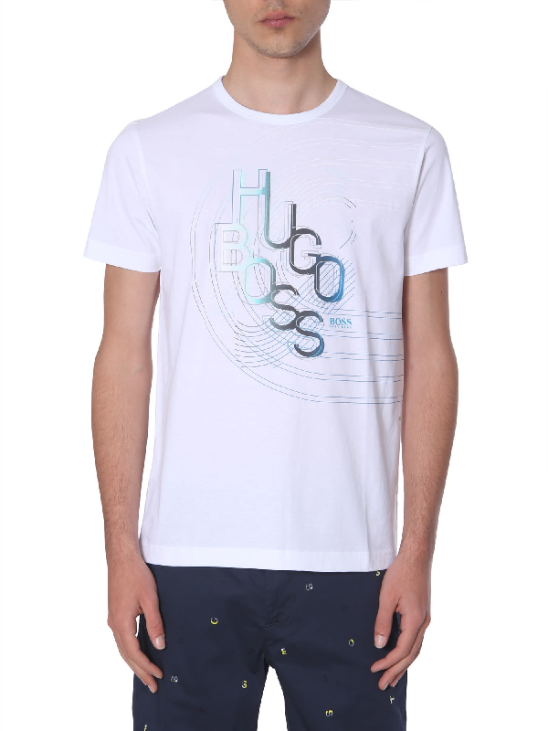 Hugo Boss Tee 3 T-shirt In Bianco | ModeSens