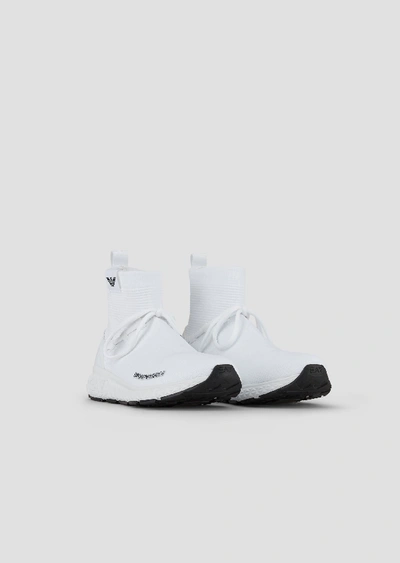 Shop Emporio Armani Sneakers - Item 11644314 In White