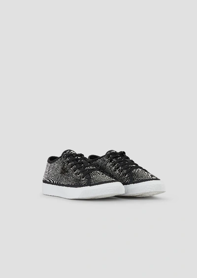Shop Emporio Armani Sneakers - Item 11643278 In Black