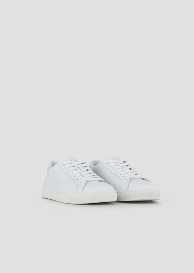 Shop Emporio Armani Sneakers - Item 11665441 In White